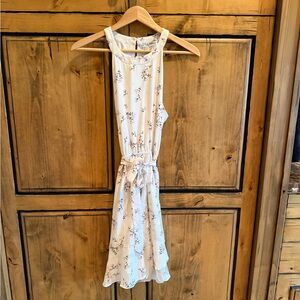 Floral Sleeveless White Dress by 41 Hawthorn
